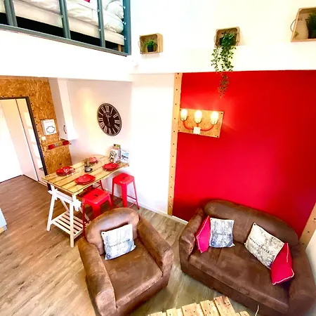 Duplex Industriel - Centre Parking Privé Wifi Apartamento *